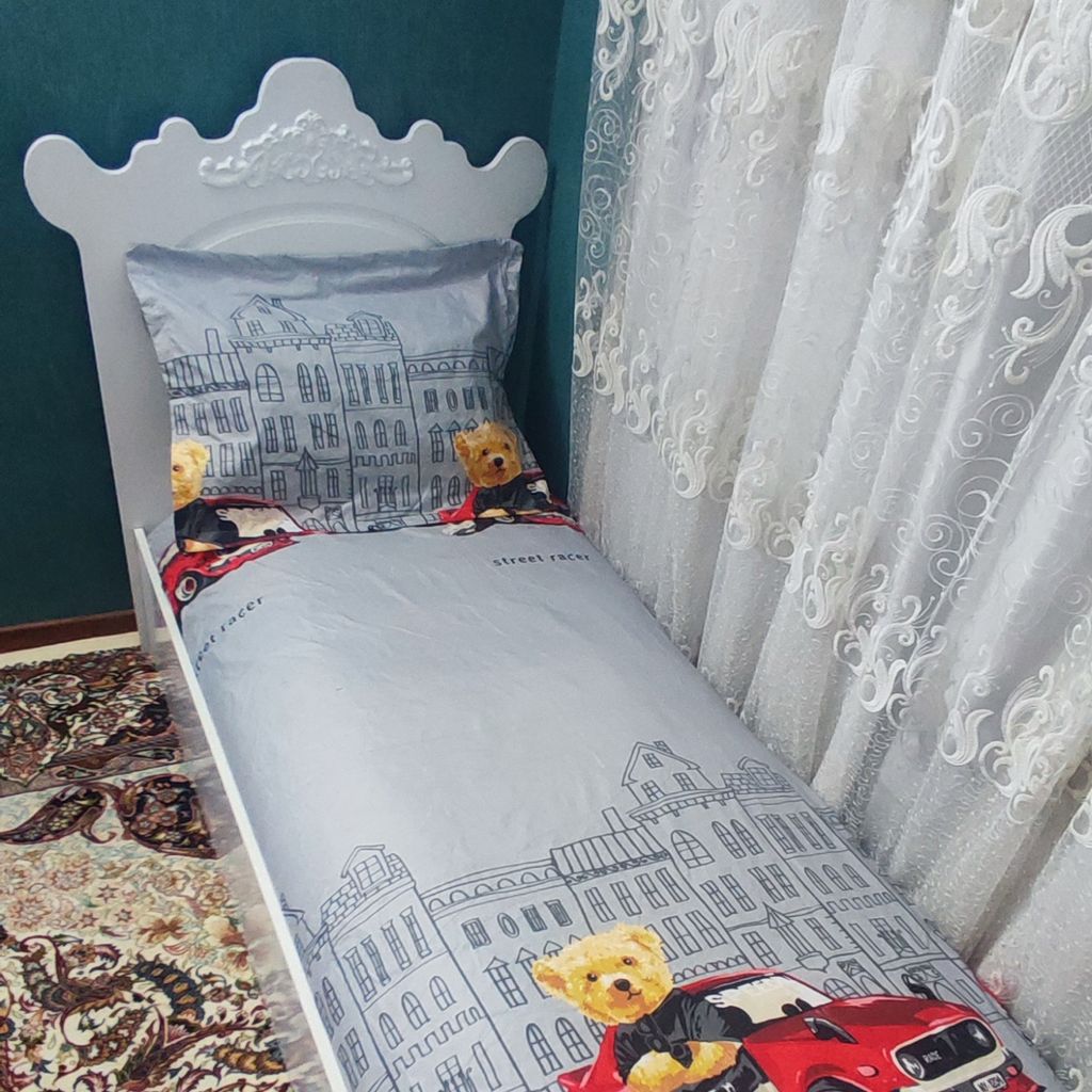 خرید اینترنتی نیم ست روتختی کشدار یک نفره تدی ماشینی