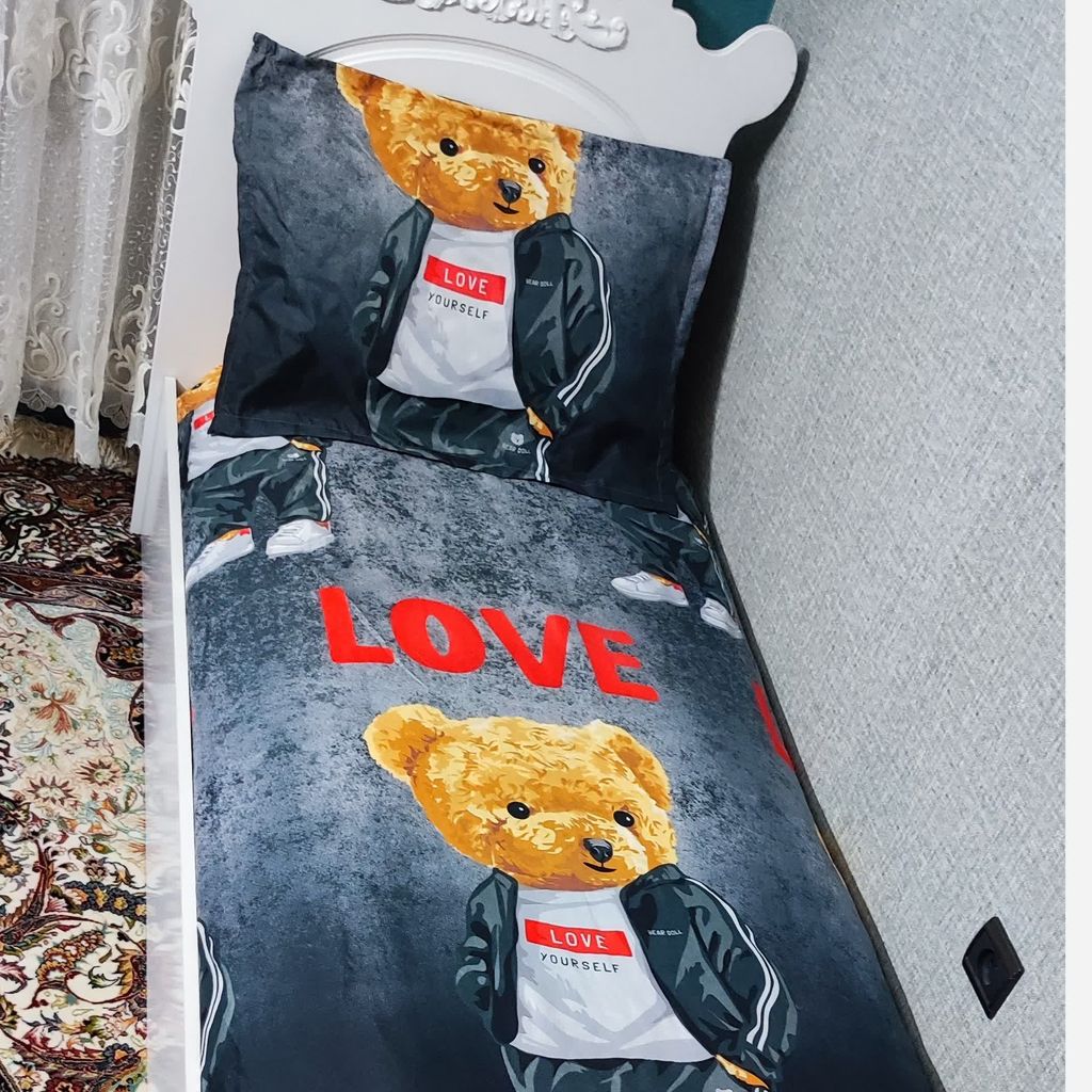 قیمت ملحفه تخت تک نفره تدی لاو