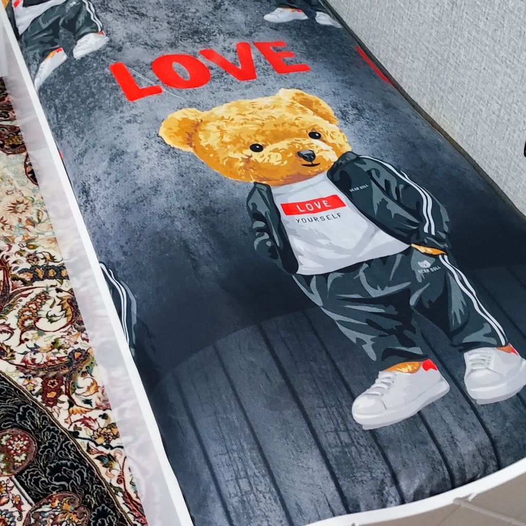 قیمت ملحفه تخت تک نفره تدی لاو