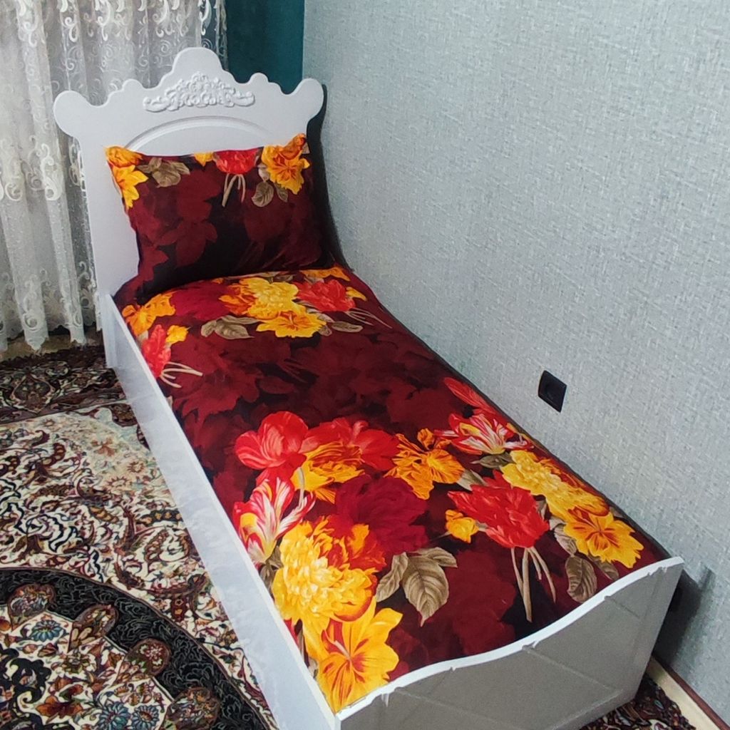 خرید انلاین ملحفه تشک تخت تک نفره گلدار 