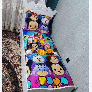 خرید انلاین ملحفه تخت یکنفره عروسکی روتختی تک نفره طرح تی سام تی سام