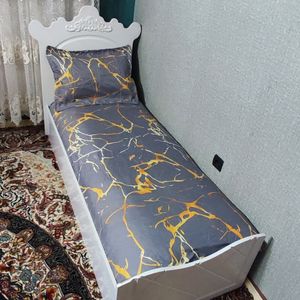 روتختی دوتیکه یک نفره ماربل طوسی