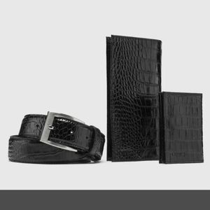 خرید اینترنتی ست  هدیه مردانه چرم طبیعی