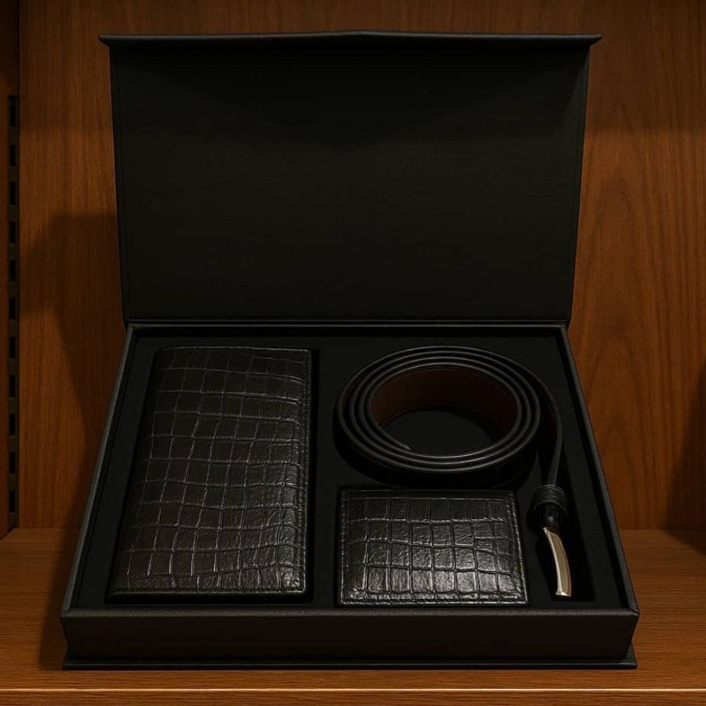 خرید آنلاین ست مردانه چرم طبیعی