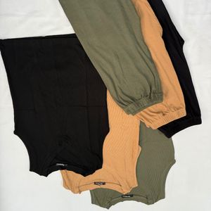 تاپ شلوار زنانه کبریتی