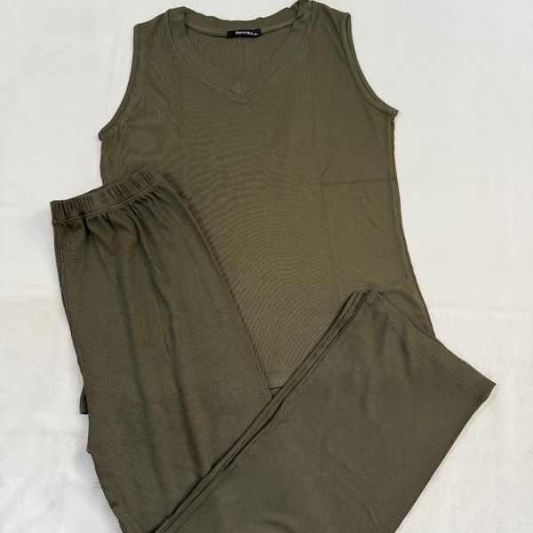 تاپ شلوار زنانه کبریتی