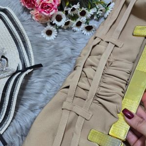 خرید انلاین شلوار بگ کمربند دار