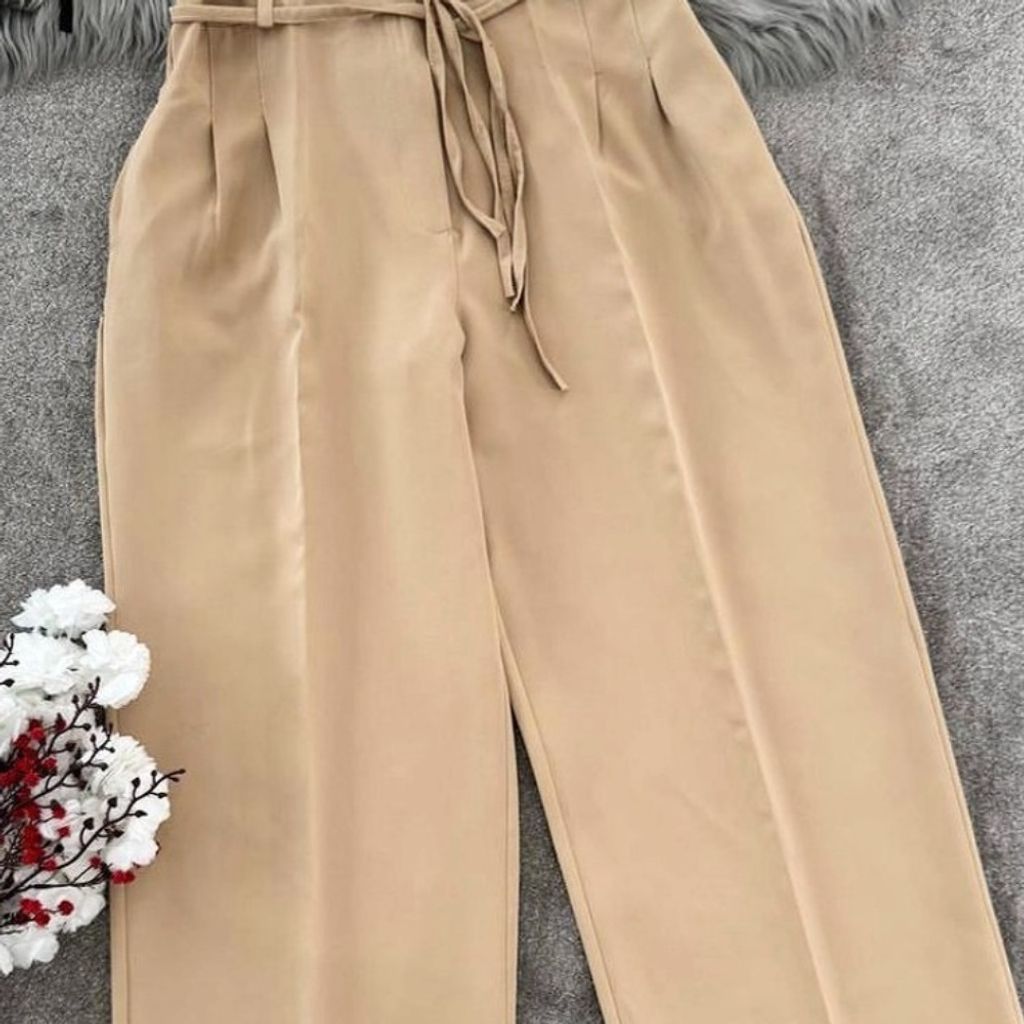 قیمت شلوار بگ کمربند دار