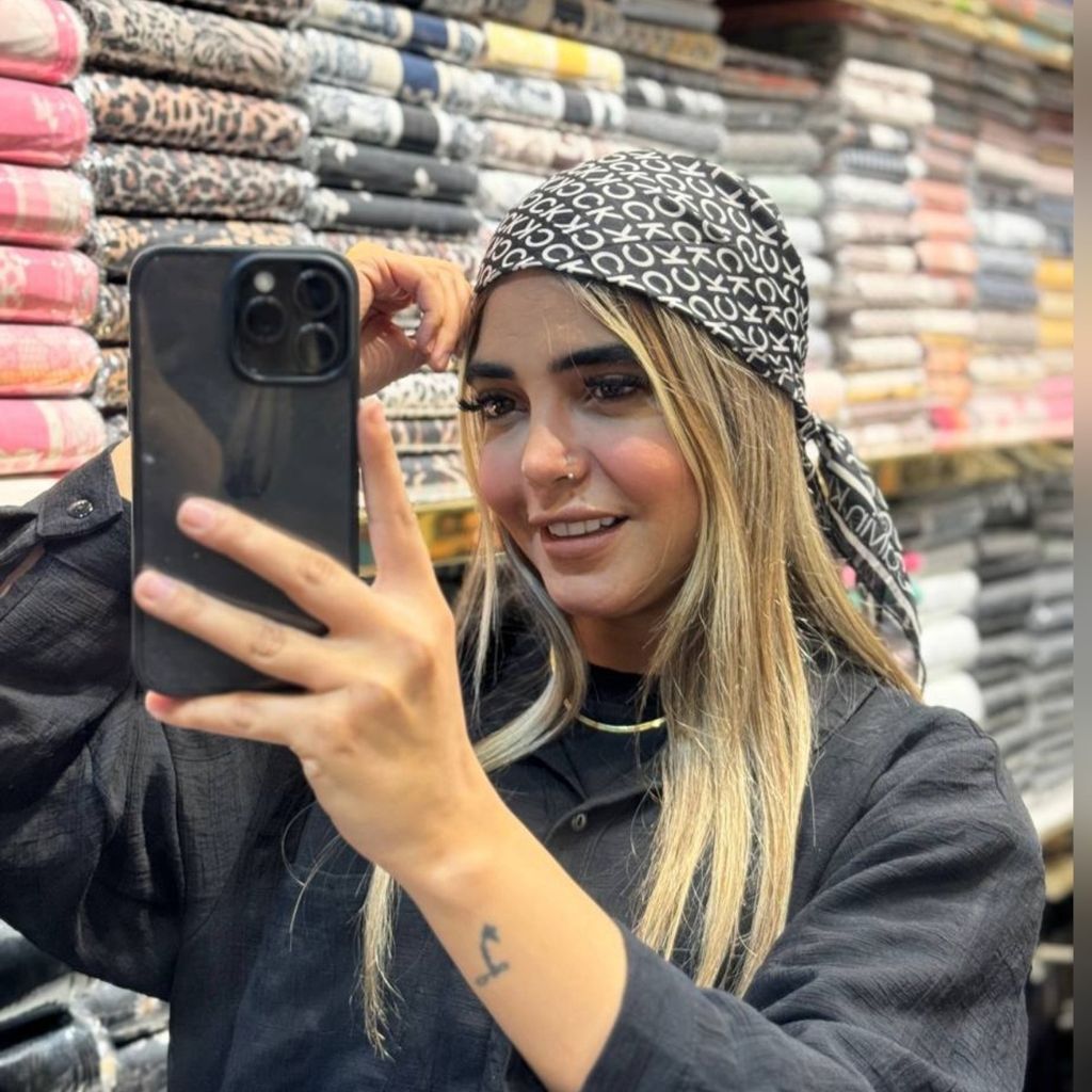 قیمت مینی اسکارف نخی تابستانه