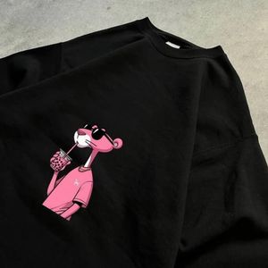 تیشرت دورس داخل کرکی پلنگ صورتی