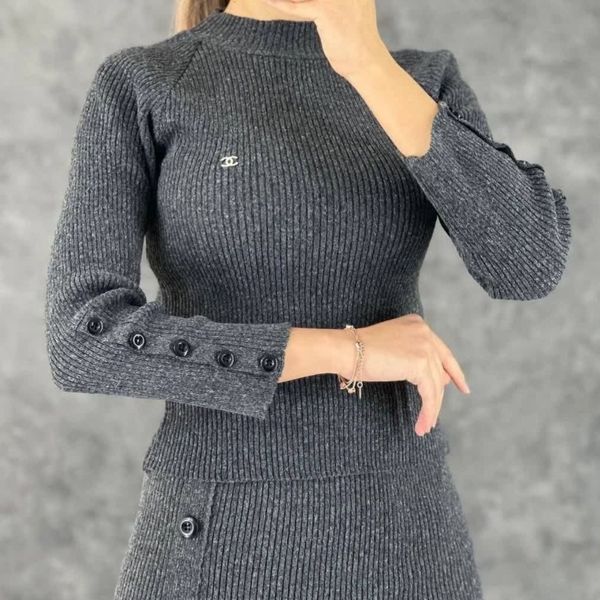 بلوز دامن آستین دکمه