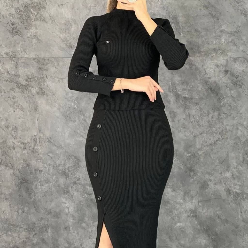 قیمت ارزان بلوز دامن آستین دکمه