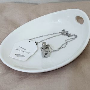 گردنبند شیشه عطر استیل