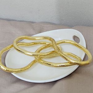 دستبند گردنبند منعطف سیلور گلد