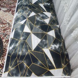 خرید اینترنتی ملافه تشک تخت یکنفره طرح اینه ای مثلثی