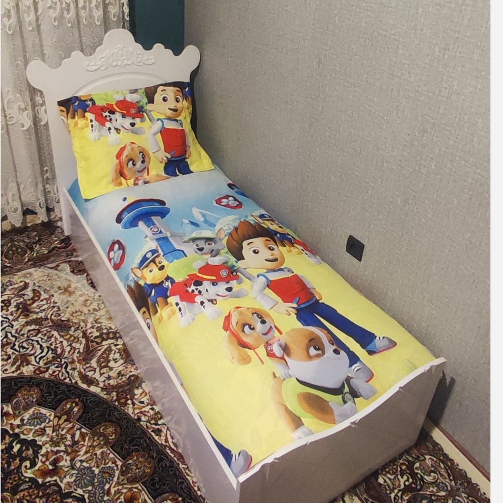 خرید آنلاین روتختی کشدار تخت یک نفره عروسکی طرح سگ نگهبان