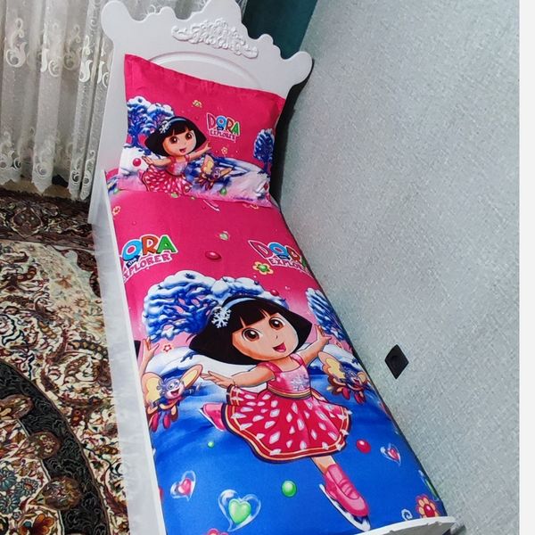 روتختی دوتیکه دخترانه یک نفره طرح دورا جستجوگر