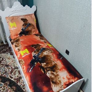 خرید اینترنتی روتختی پسرانه Call of duty تفنگی کال او دیوتی ندای وظیفه تفنگ روتختی یک نفره پسرانه