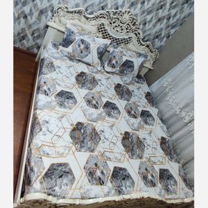 مشخصات ملحفه دورتادور کشدوزی شده تخت دونفره 6ضلعی