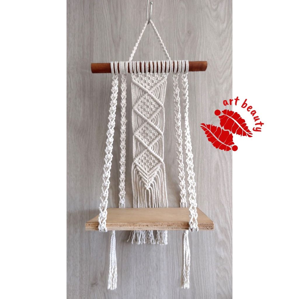 خرید انلاین شلف کاربردی مکرومه مدل گلنوش