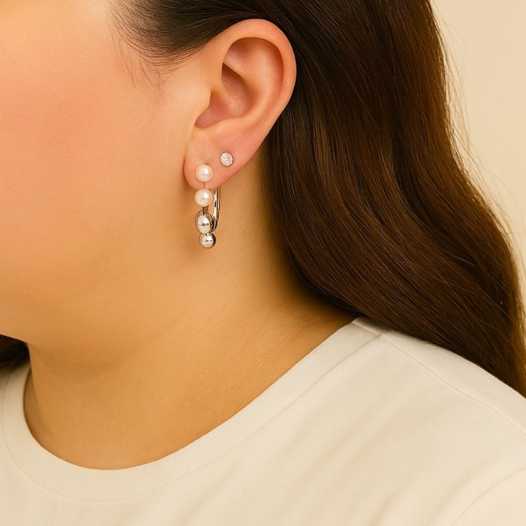 قیمت گوشواره استیل زنانه