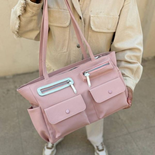 کیف دوشی زنانه و دخترانه رنگی مدل سایماه پروانه