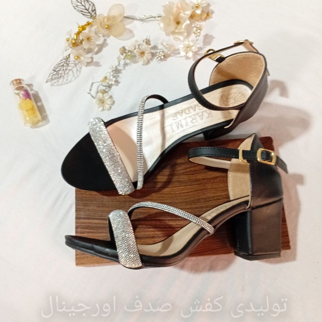 مشخصات کفش مجلسی زنانه و دخترانه نگین خارجی مدل مهلا