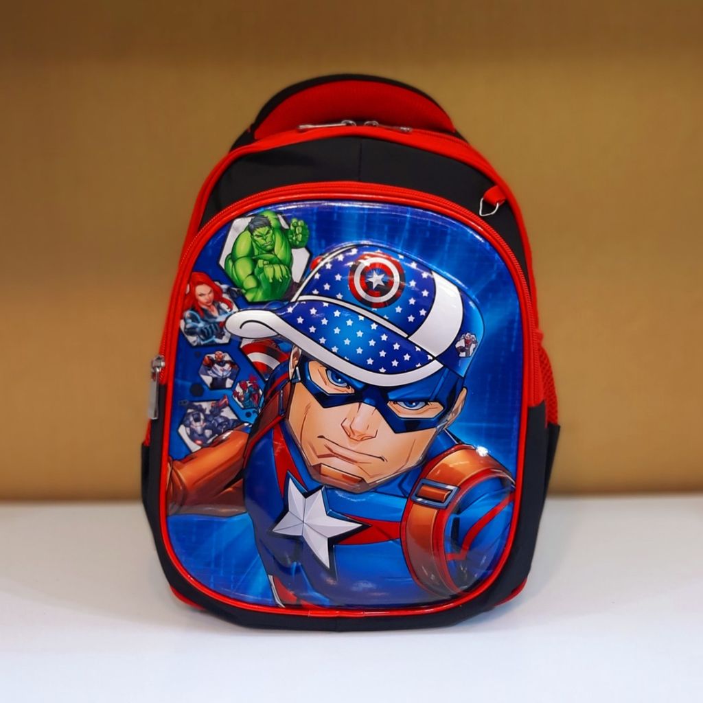 فروش اینترنتی کوله پشتی عکس سه بعدی طرح کاپیتان