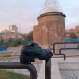 خرید آنلاین کتونی کالج مردانه لوفر برت پنجه مربع ورنی مات کیفیت بالا