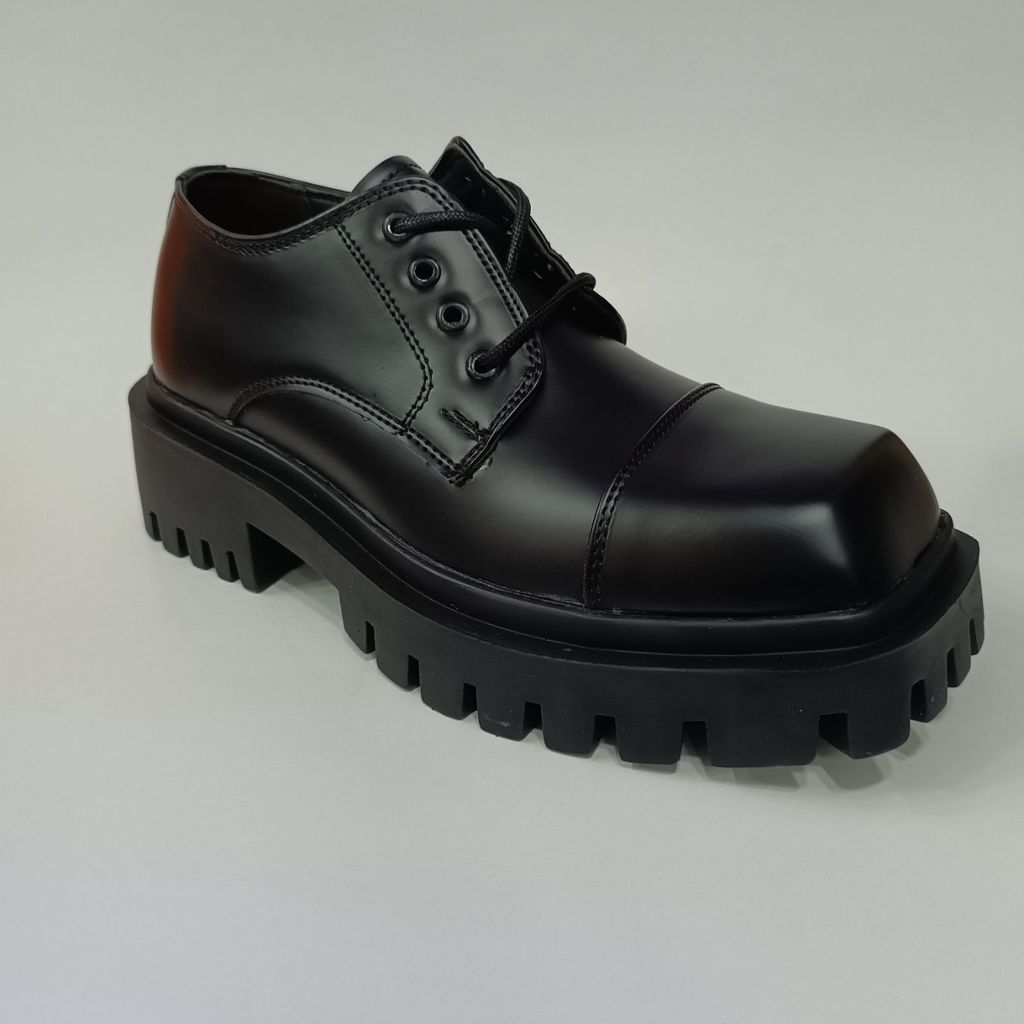 خرید انلاین کتونی کالج مردانه لوفر پنجه مربع ورنی مات کیفیت بالا