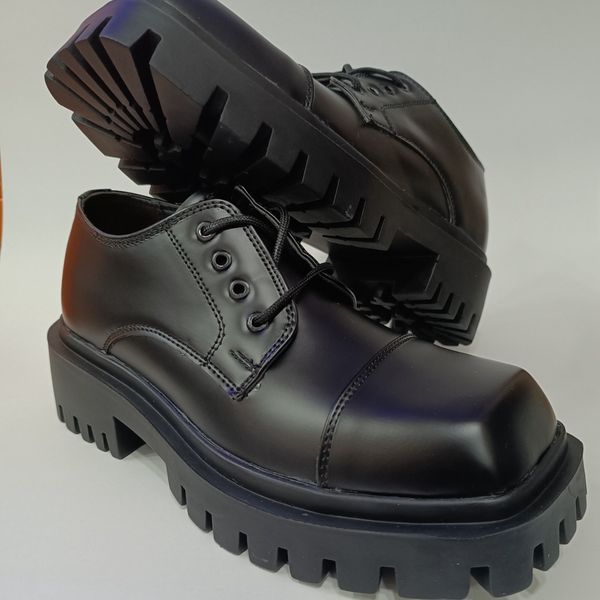 کتونی کالج مردانه لوفر پنجه مربع برت ورنی مات کیفیت بالا