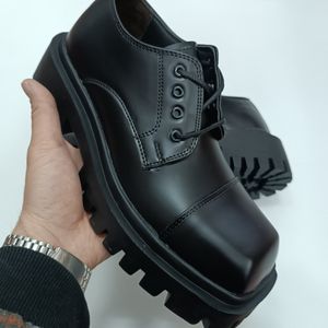 قیمت کتونی کالج مردانه لوفر برت پنجه مربع ورنی مات کیفیت بالا