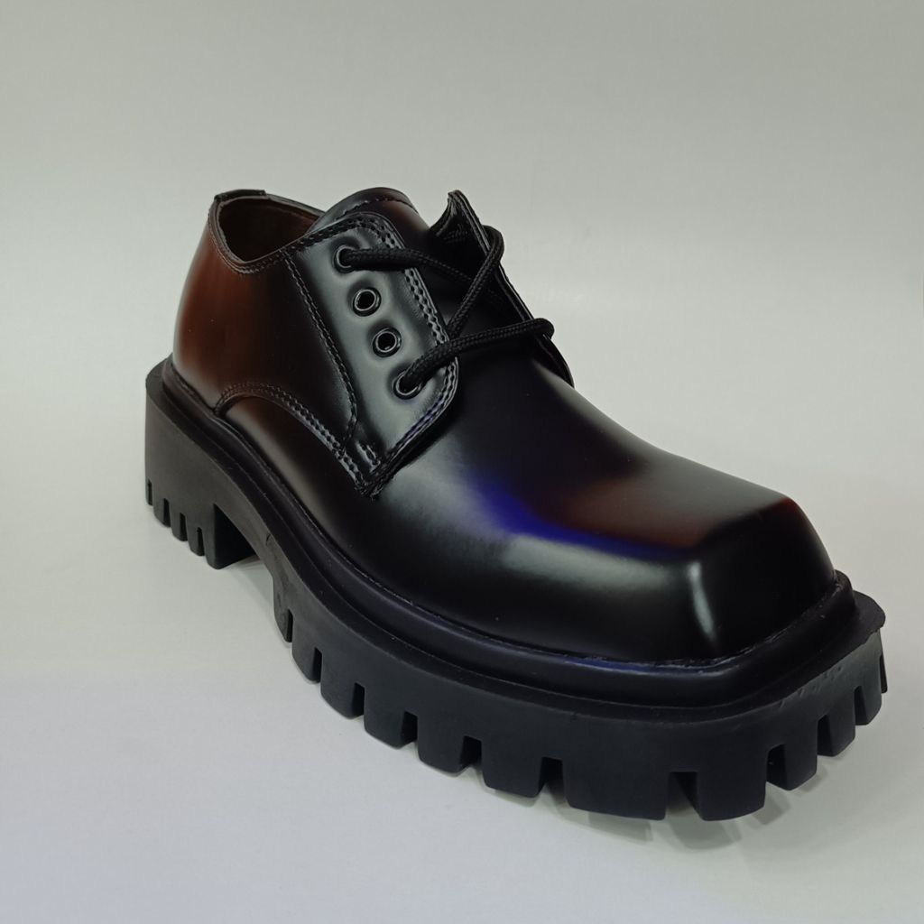 مشخصات کتونی کالج مردانه لوفر برت پنجه مربع ورنی مات کیفیت بالا