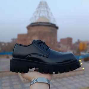 کتونی کالج مردانه لوفر برت پنجه مربع ورنی مات کیفیت بالا