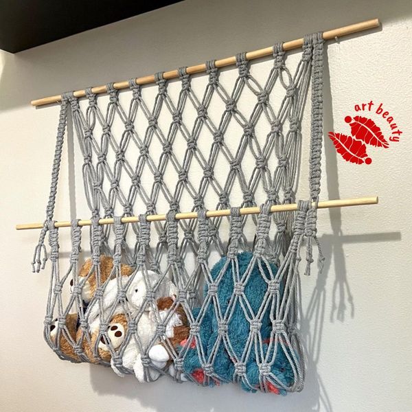 هولدر عروسک مکرومه کودک طرح سایان