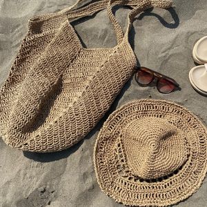 کیف مکرومه بافی مدل توت بگ