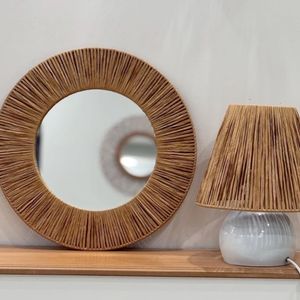 آیینه دکواتیو رافیا بافی