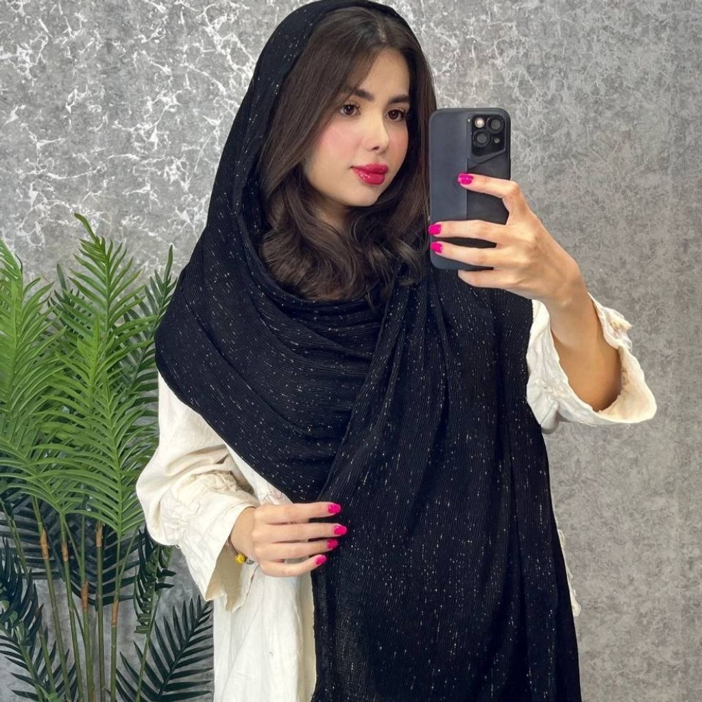 خرید آنلاین شال برشکا لمه دار