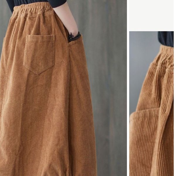 دامن مخمل کبریتی پاییزه مدل فانتزی