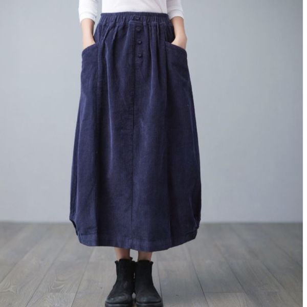 دامن مخمل کبریتی پاییزه مدل فانتزی