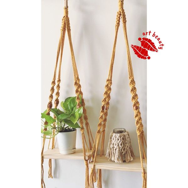 شلف چوبی دو عددی طرح هلما