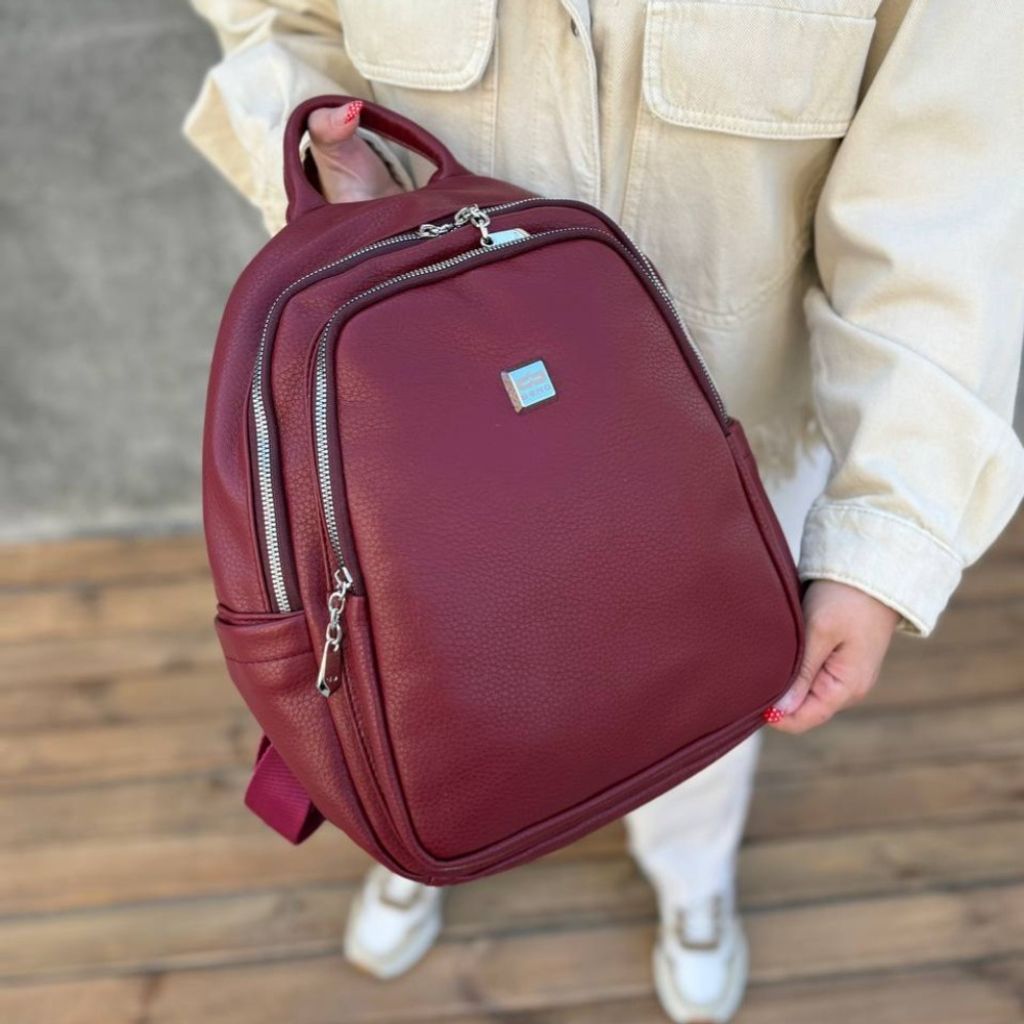 مشخصات کوله پشتی اسپرت چرمی دخترانه و زنانه مدل بنتا