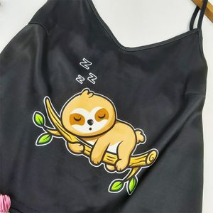 خرید آنلاین لباس خواب زنانه تاپ شورتک طرح کوالا 99