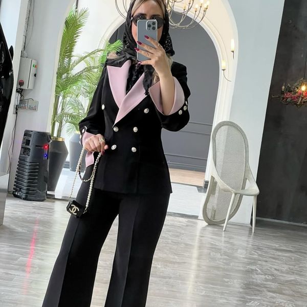 کت و شلوار زنانه بلک پینکی