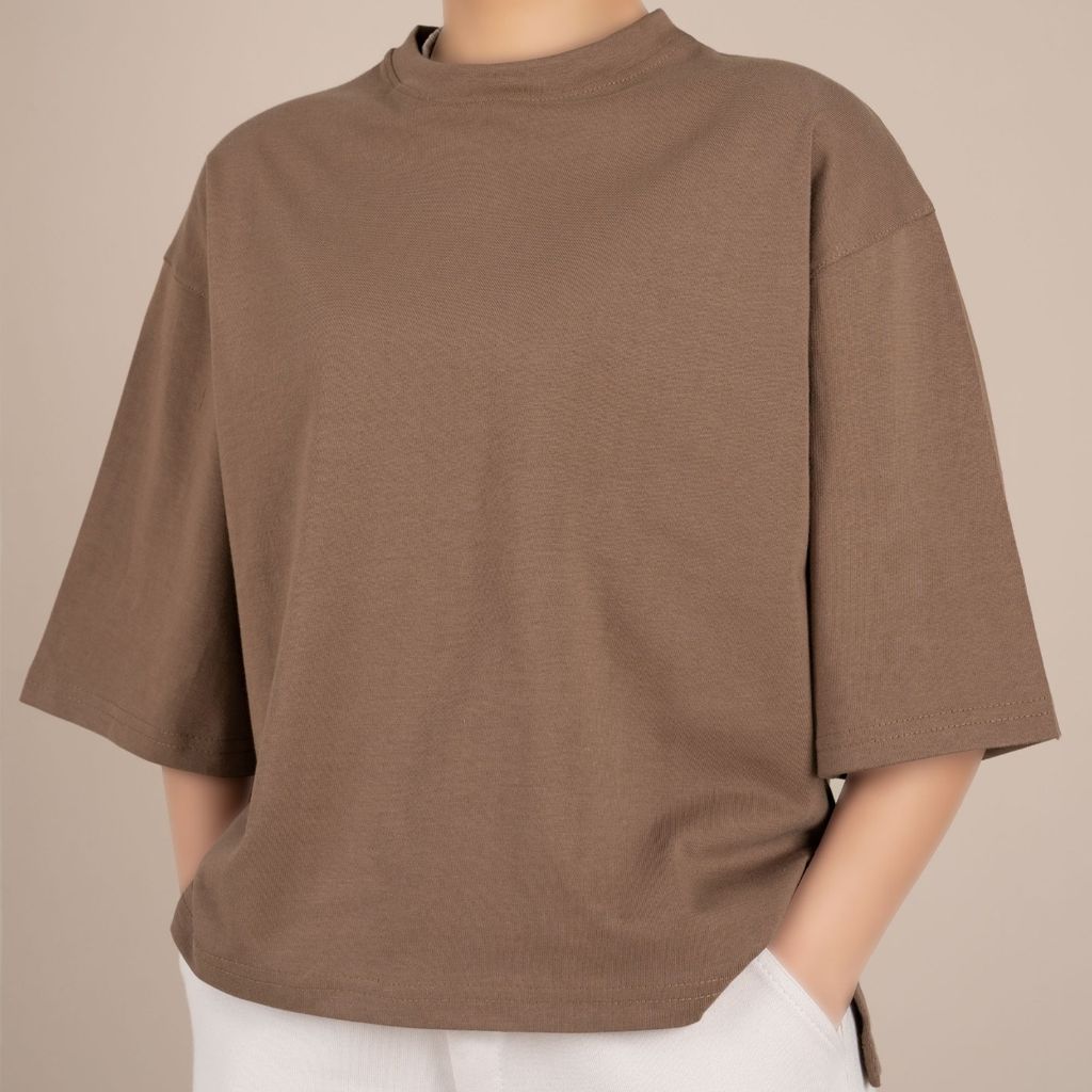 مشخصات تیشرت کراپ ساده شاهیکا پاد