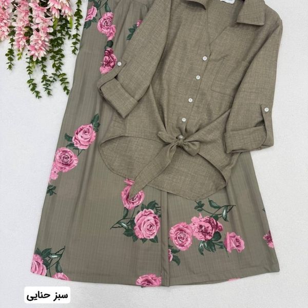 شومیز شلوار گلبو