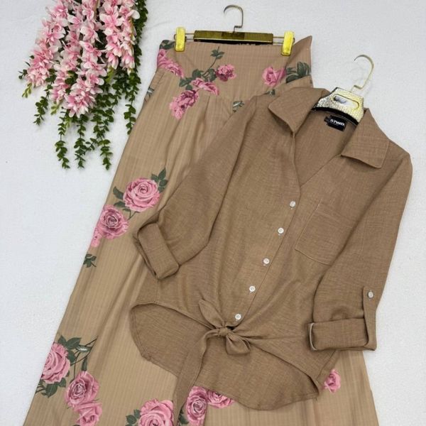 شومیز شلوار گلبو