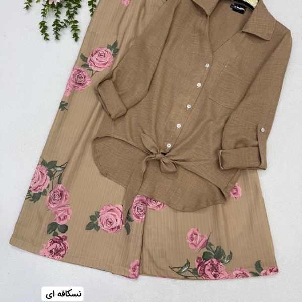 شومیز شلوار گلبو