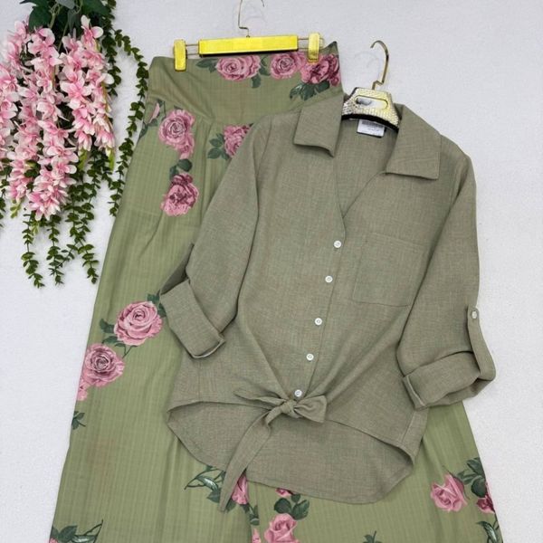 شومیز شلوار گلبو