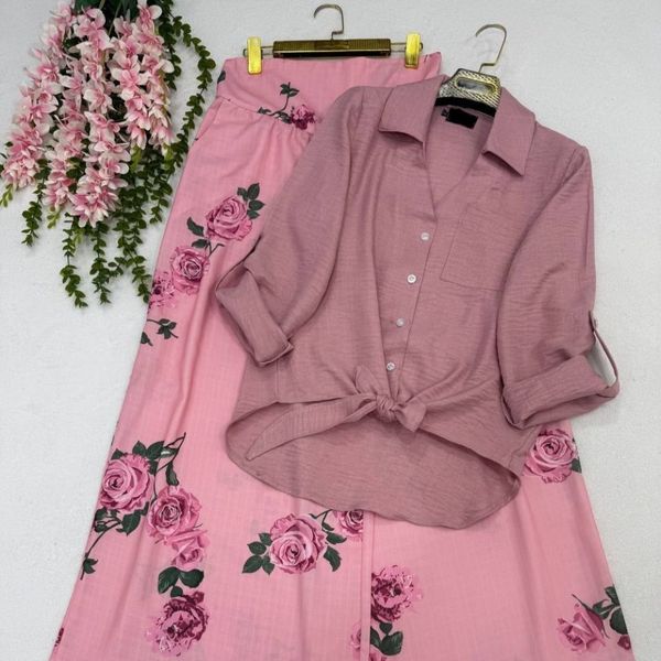 شومیز شلوار گلبو